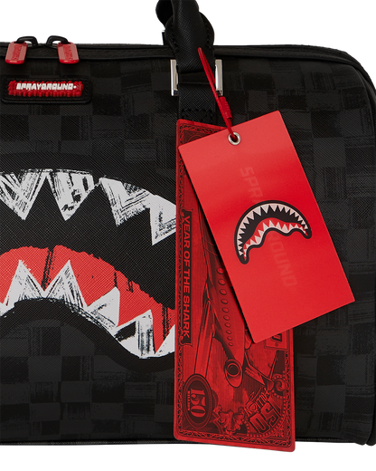SPRAYGROUND® DUFFLE SCRIBBLE SHARK MINI DUFFLE