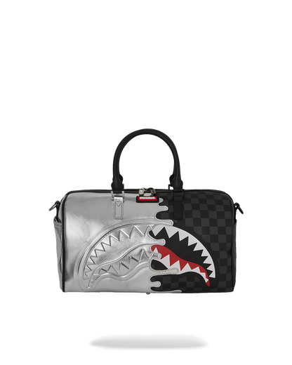 SPRAYGROUND® DUFFLE SILVER SIDE DRIP MINI DUFFLE