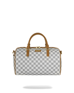 SPRAYGROUND® DUFFLE GRAFF EMBOSSED CREAM CHECK MINI DUFFLE