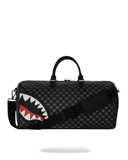 SPRAYGROUND® DUFFLE SHARKS IN PARIS WTF BUBBLY BLACK CHECK DUFFLE