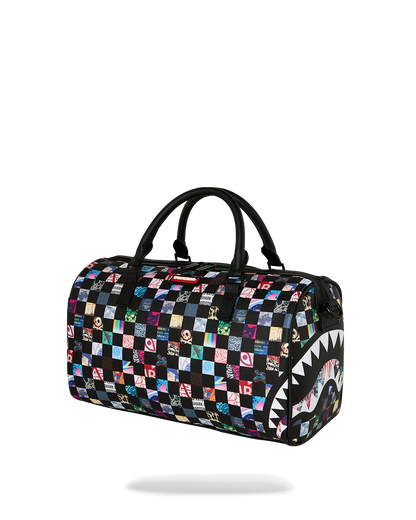 SPRAYGROUND® MINI DUFFLE CRAZY CHECK MINI DUFFLE