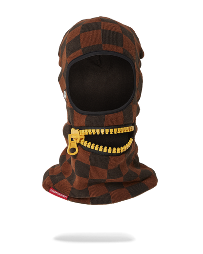 SPRAYGROUND® SKI MASK GOLD ZIPPER MOUTH SKI MASK