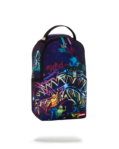SPRAYGROUND® MINI MIDNIGHT GRAFFITI ARTISTS MINI BACKPACK