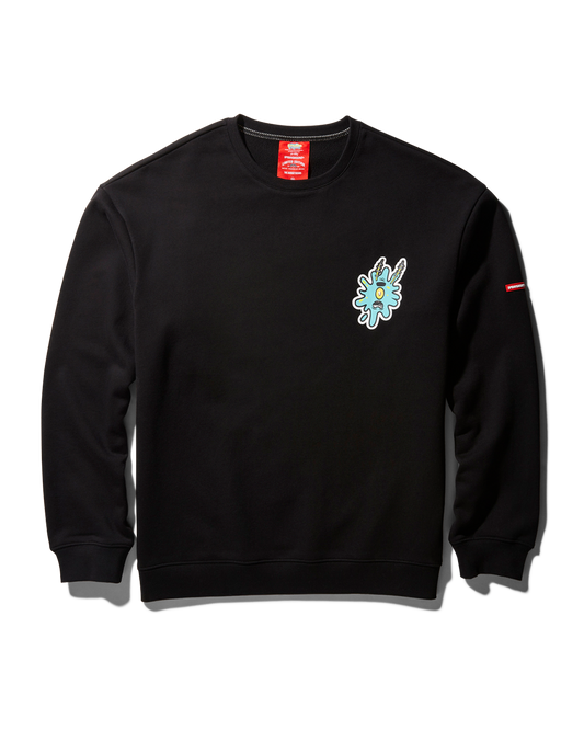 SPRAYGROUND® APPAREL SPONGEBOB SPLAT PULLOVER SWEATER (BLACK)
