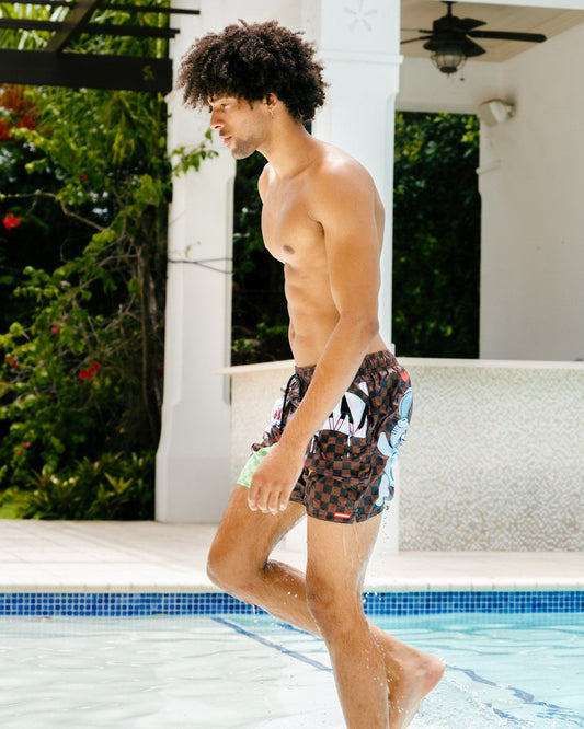 SPRAYGROUND® SWIM WTF SHARK SHOTO SWIM TRUNKS