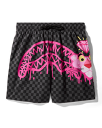 SPRAYGROUND® SWIM PINK PANTHER DIAMOND SHARK SWIM SHORTS