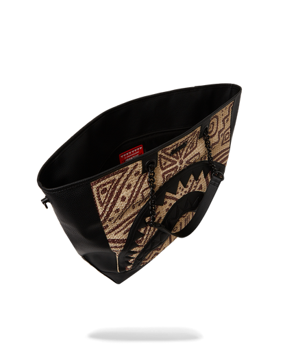 SPRAYGROUND® TOTE A.I. PALM MIRAGE SHARK LUXE BEACH TOTE