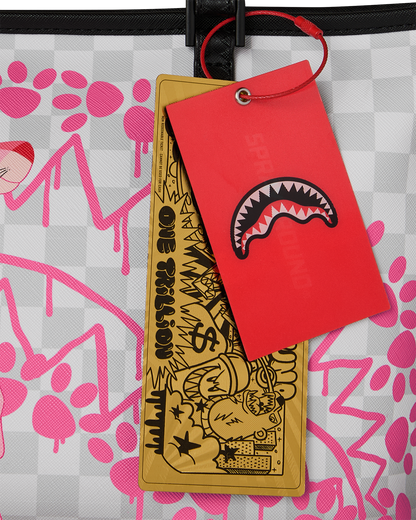SPRAYGROUND® TOTE PINK PANTHER PAWPRINTS TOTE