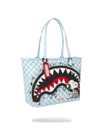 SPRAYGROUND® TOTE PEANUTS SNOOPY TUNED UP & TUNED OUT TOTE