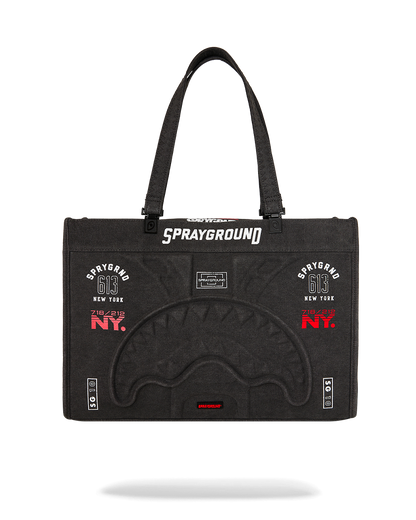 SPRAYGROUND® TOTE GRID LOCKED TORTUGA TOTE