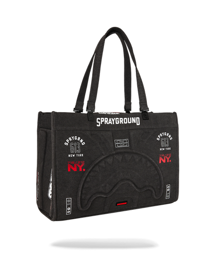 SPRAYGROUND® TOTE GRID LOCKED TORTUGA TOTE