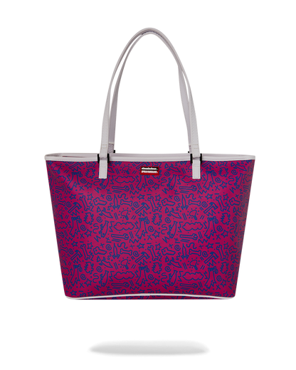 SPRAYGROUND® TOTE RUGRATS SUSIE PAPER HEARTS TOTE