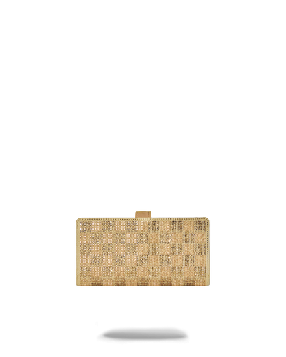 SPRAYGROUND® WALLET 2 TONE GOLD TRINITY SINGLE FOLD WALLET