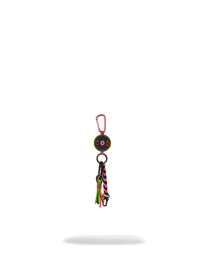 SPRAYGROUND® KEYCHAIN AFRICAN INTELLIGENCE 12 BROOKLYN & BEYOND KEYCHAIN - SANDFLOWER COLLAB