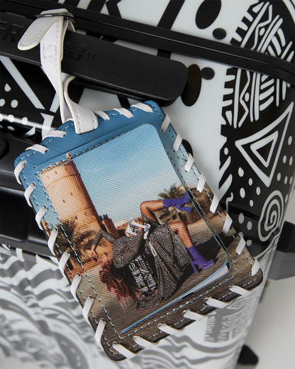 SPRAYGROUND® LUGGAGE A.I. AFRICAN INTELLIGENCE THE SKYHAWK CARRY-ON LUGGAGE - SANDFLOWER COLLAB