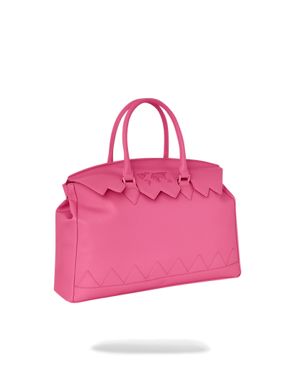 SPRAYGROUND® HANDBAG JAMES GLOBAL PINK SPIRKIN HANDBAG