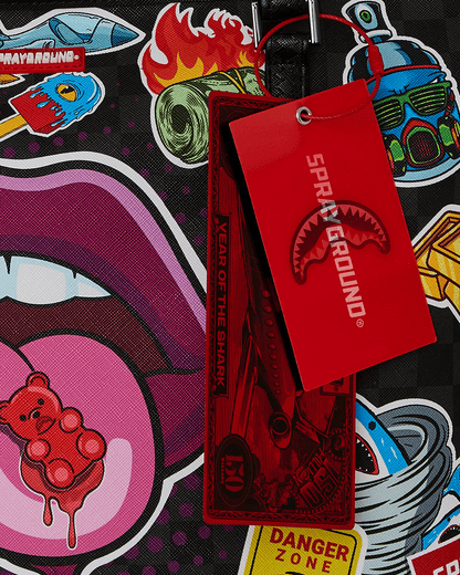SPRAYGROUND® TOTE LIPS SMACK DOWN TOTE