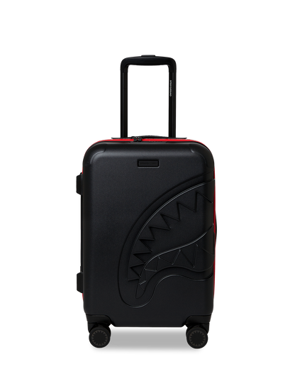 SPRAYGROUND® LUGGAGE PRINTED ZIPPER SHARK CARRY-ON LUGGAGE