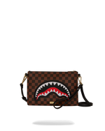 SPRAYGROUND® POUCHETTE SAWTOOTH SHARKS IN PARIS CROSSOVER CLUTCH