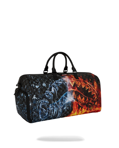 SPRAYGROUND® DUFFLE FIRE & ICE SHARK DUFFLE