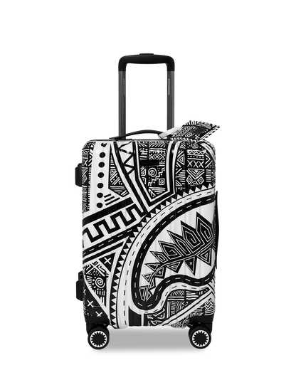 SPRAYGROUND® LUGGAGE A.I. AFRICAN INTELLIGENCE THE SKYHAWK CARRY-ON LUGGAGE - SANDFLOWER COLLAB
