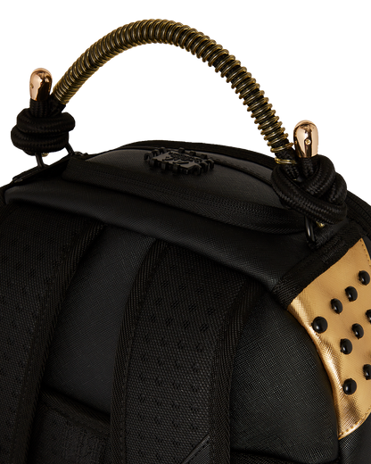 SPRAYGROUND® BACKPACK A.I. AFRICAN INTELLIGENCE SHARKS OF THE GOLD OCEAN BACKPACK - SANDFLOWER COLLAB