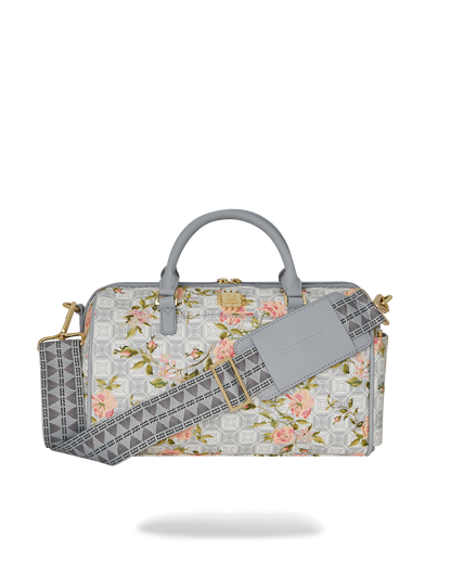 SPRAYGROUND® DUFFLE A.I. AFRICAN INTELLIGENCE ELEGANT ENERGY MINI DUFFLE - SANDFLOWER COLLAB