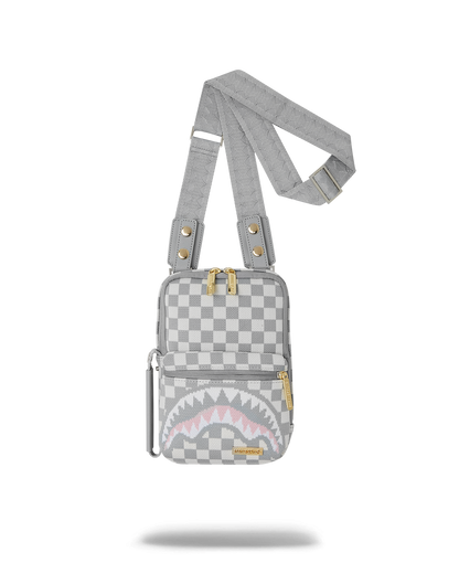 SPRAYGROUND® SLING KNIT SHARKS IN PARIS IN CREAM OG SLING