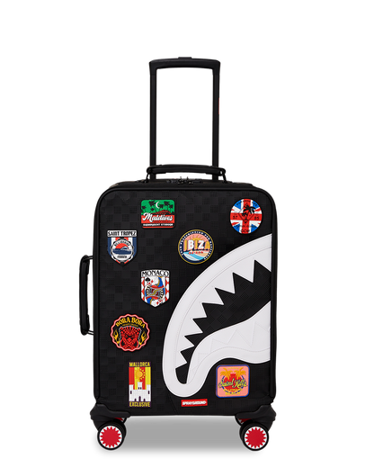 SPRAYGROUND® LUGGAGE GLOBAL MOGUL BILLIONAIRE IMPERIAL CARRY-ON LUGGAGE